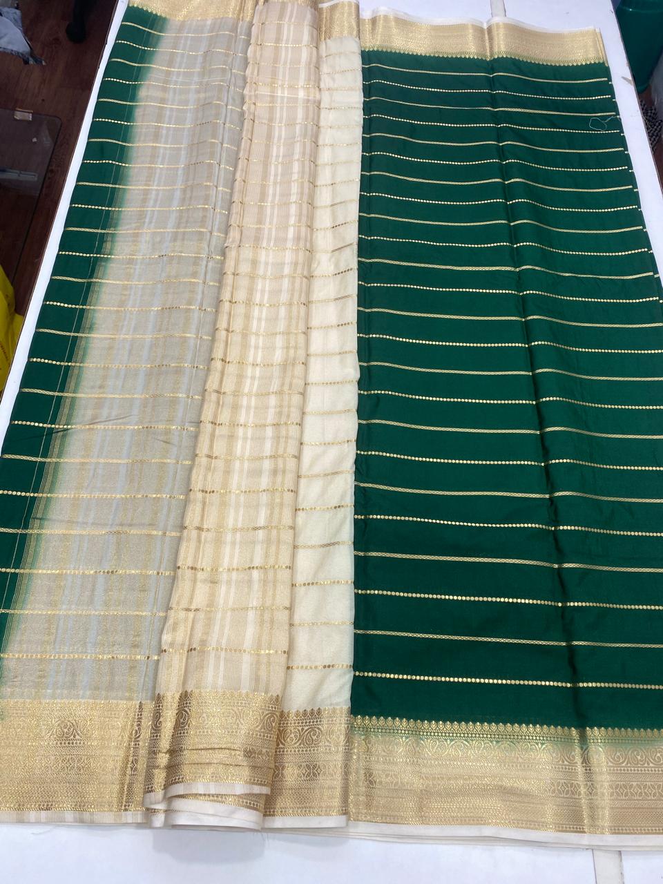 Crepe Georgette Lines Saree (2805)