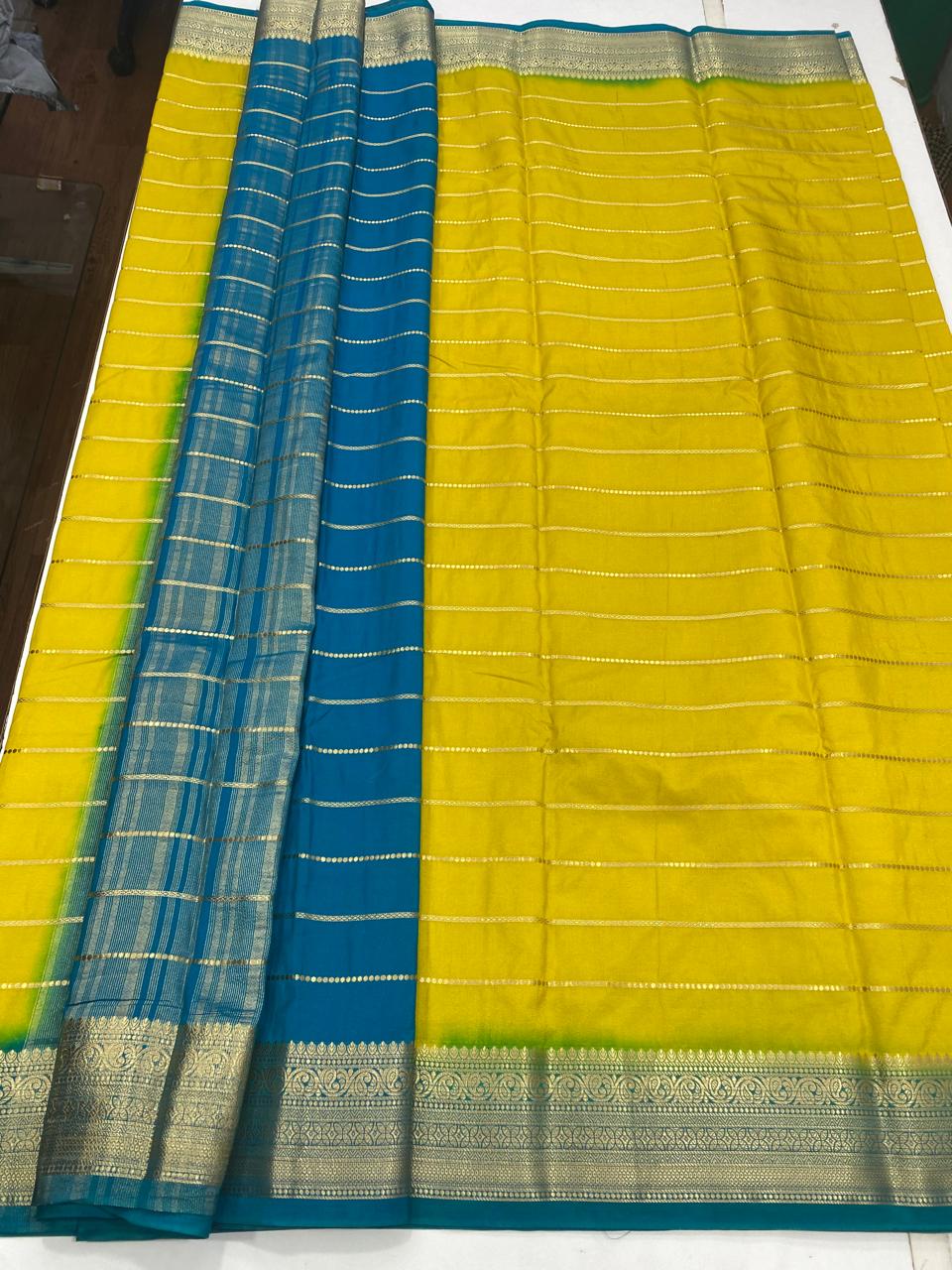 Crepe Georgette Lines Saree (2805)