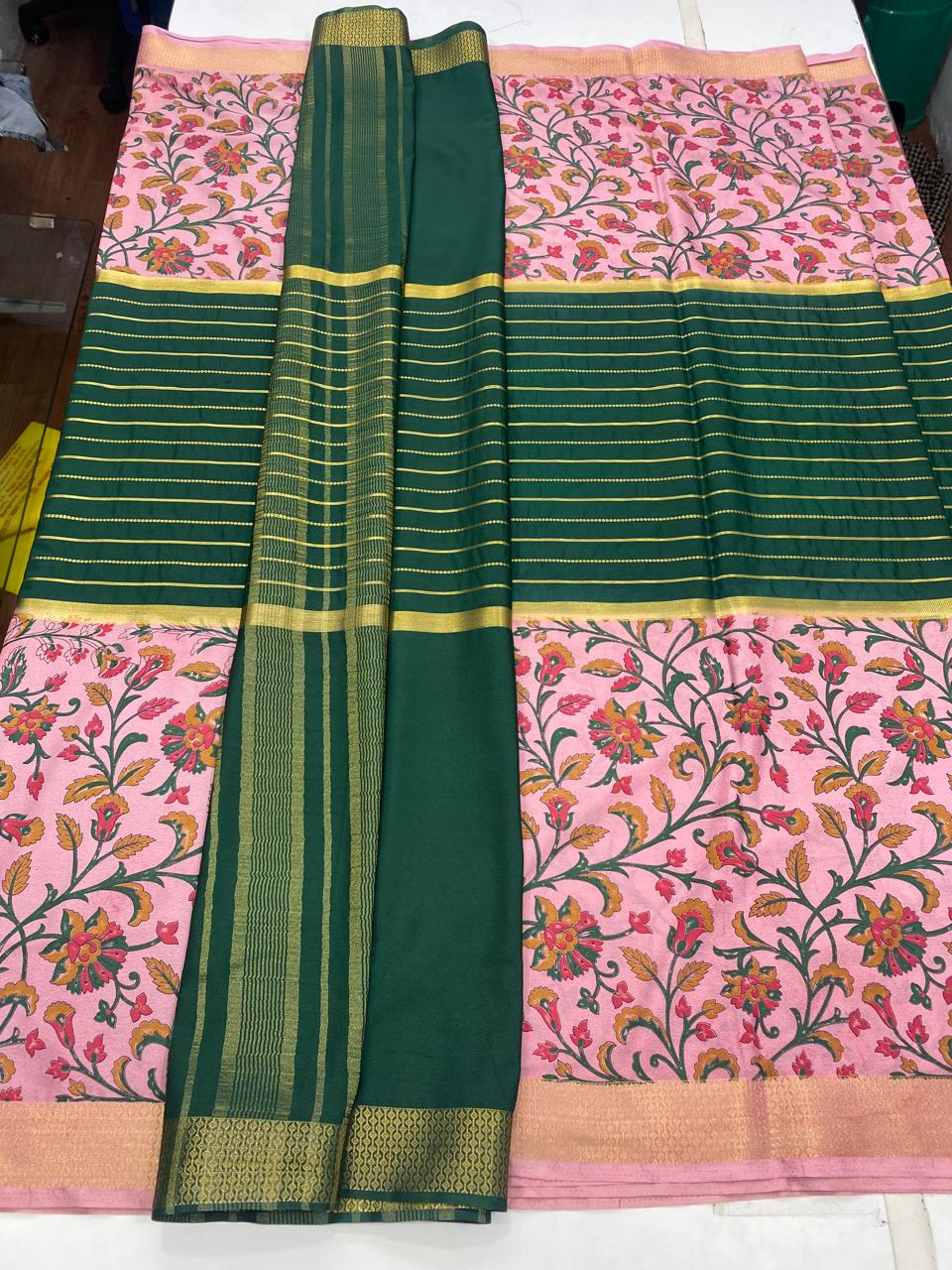 Crepe Digital Print Saree(2852)