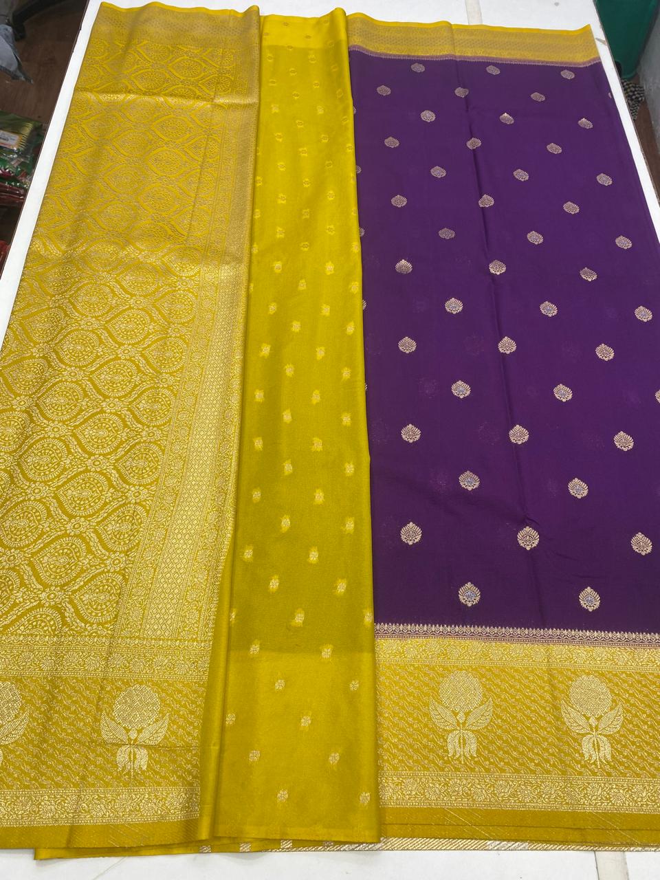 Khaddi Georgette Butta Saree (2866)