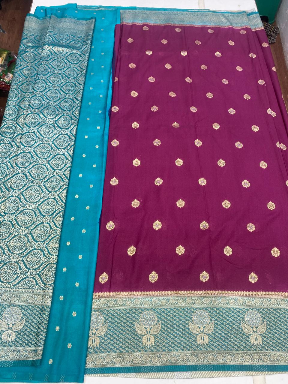 Khaddi Georgette Butta Saree (2866)