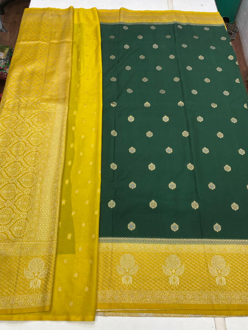 Khaddi Georgette Butta Saree (2866)