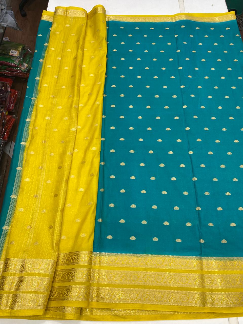 Crepe Georgette Butta Saree (2864B)
