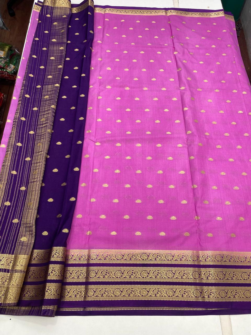 Crepe Georgette Butta Saree (2864B)