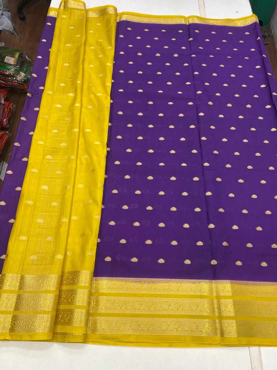 Crepe Georgette Butta Saree (2864B)