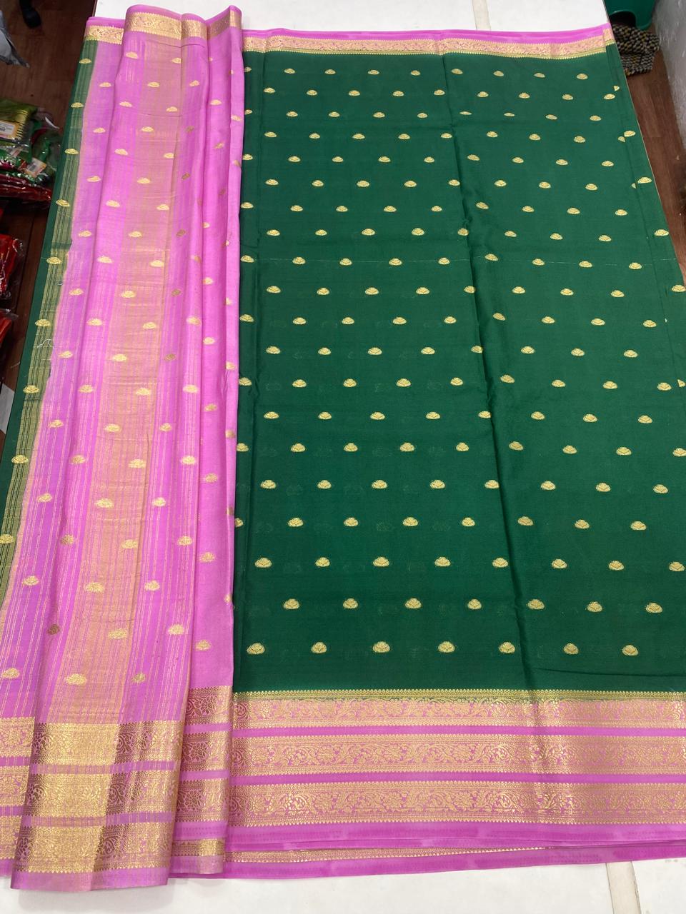 Crepe Georgette Butta Saree (2864B)