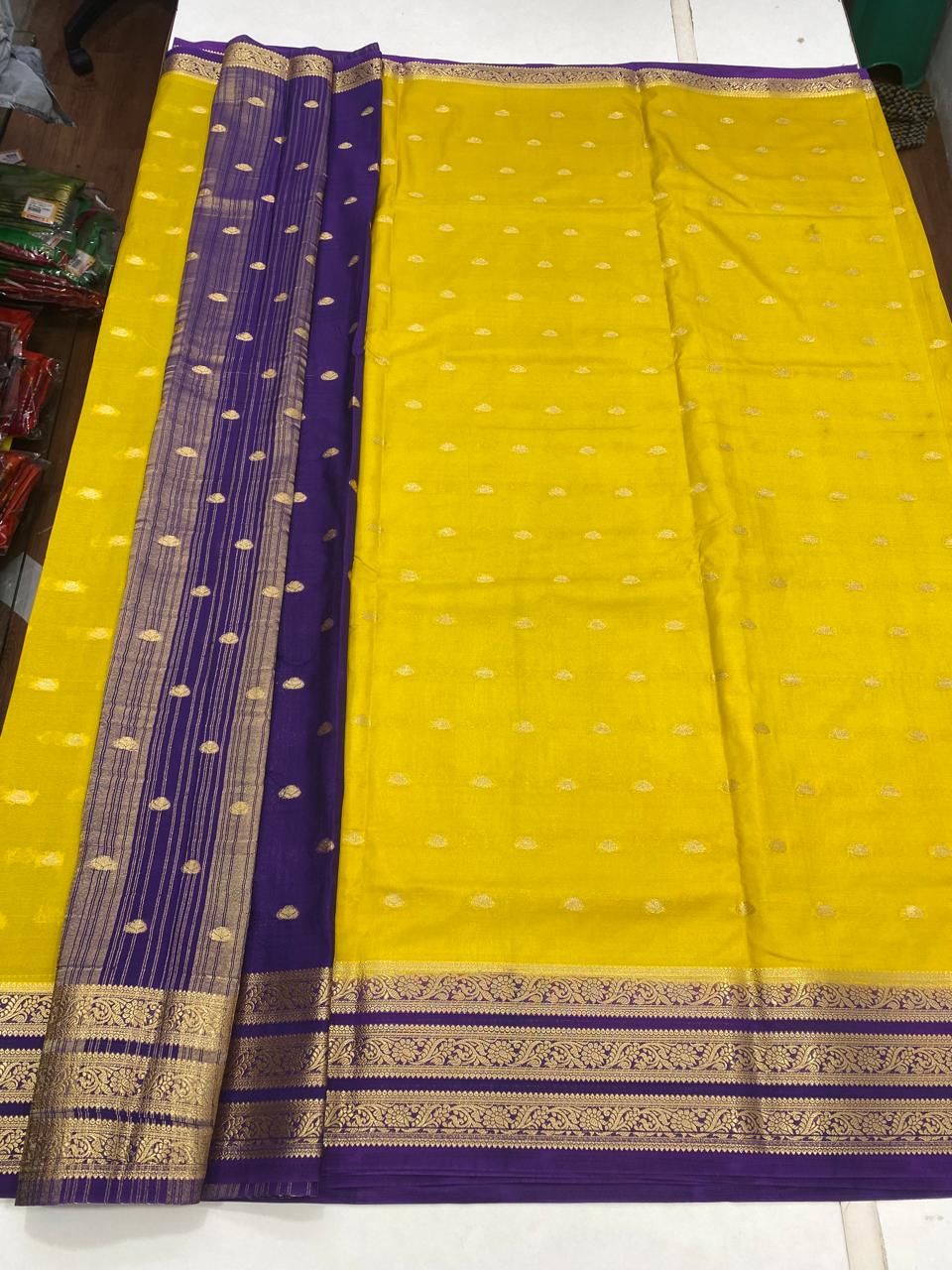 Crepe Georgette Butta Saree (2864B)