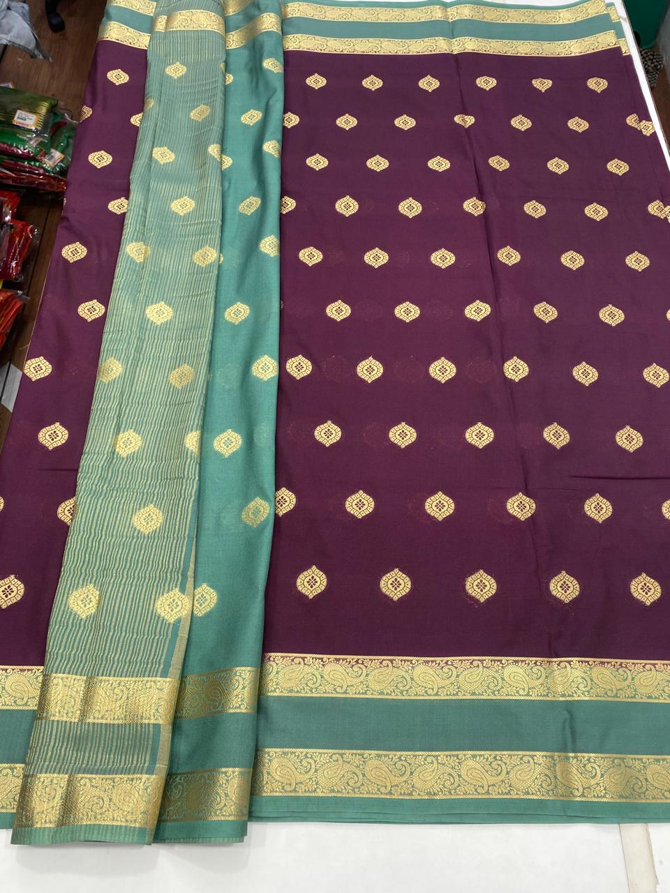 Crepe Georgette Butta Saree (2864A)