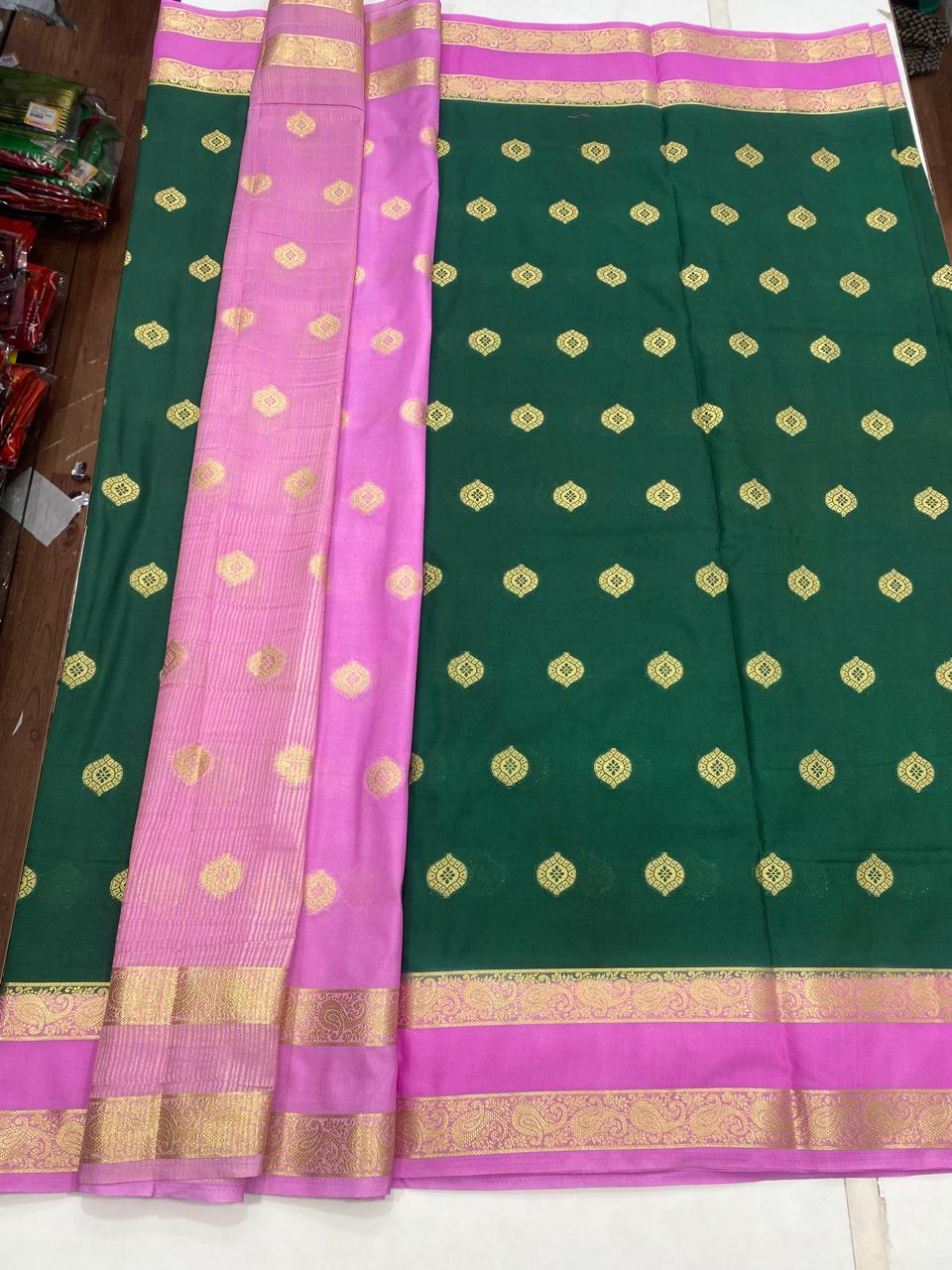 Crepe Georgette Butta Saree (2864A)