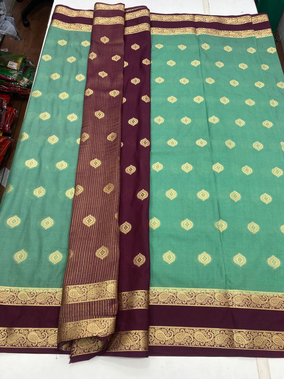 Crepe Georgette Butta Saree (2864A)