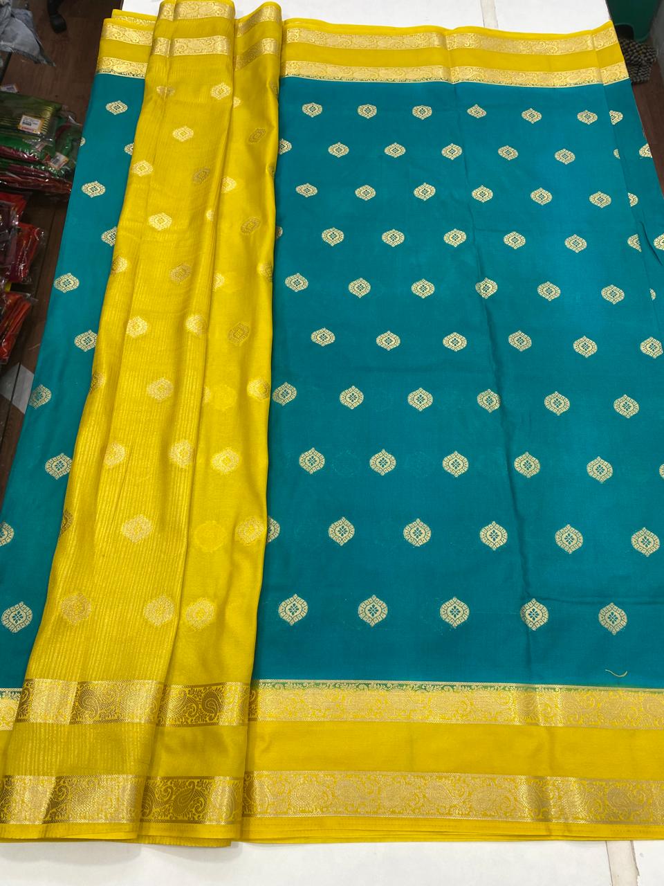 Crepe Georgette Butta Saree (2864A)