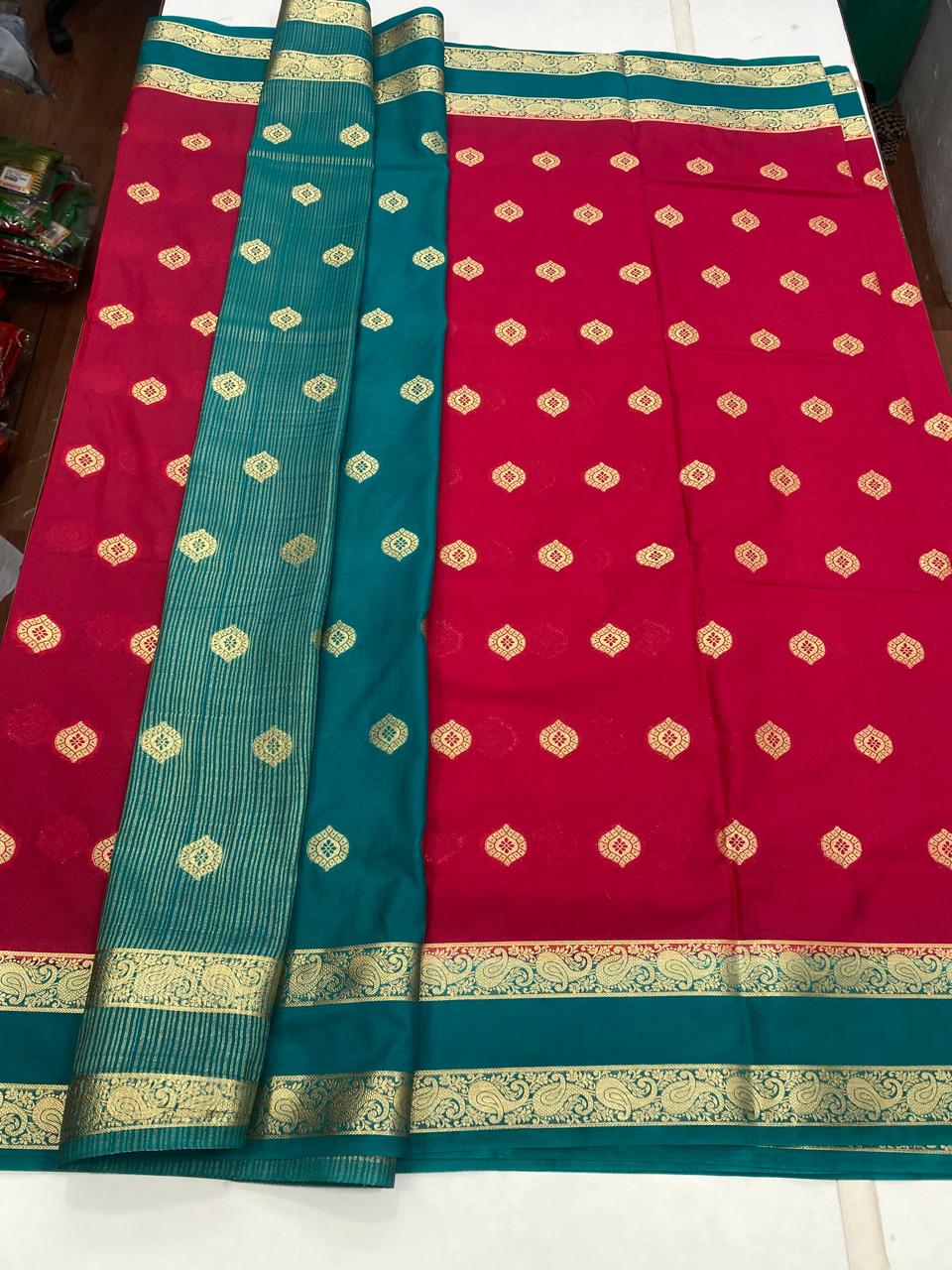 Crepe Georgette Butta Saree (2864A)