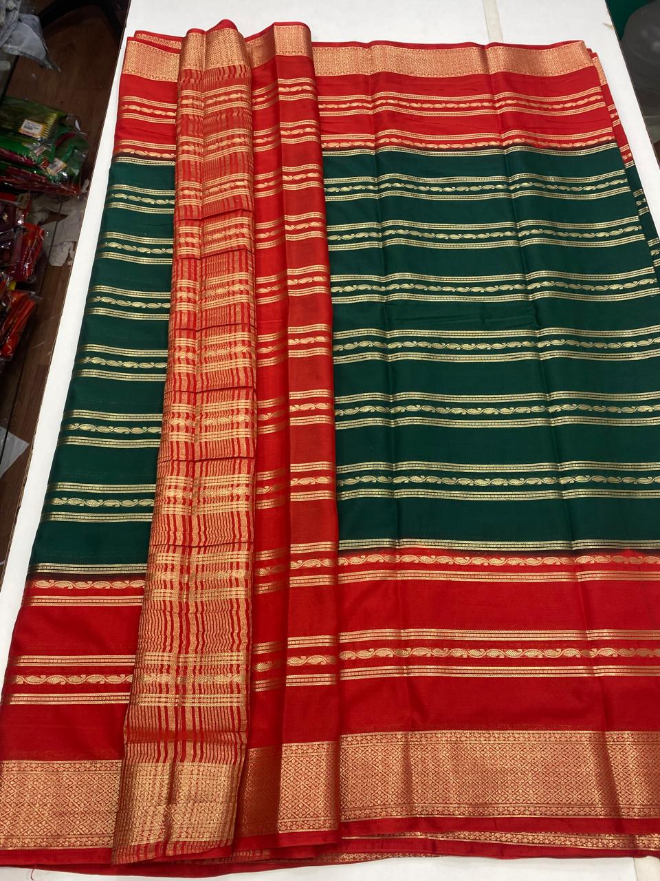Crepe Georgette Lines Saree (2863)
