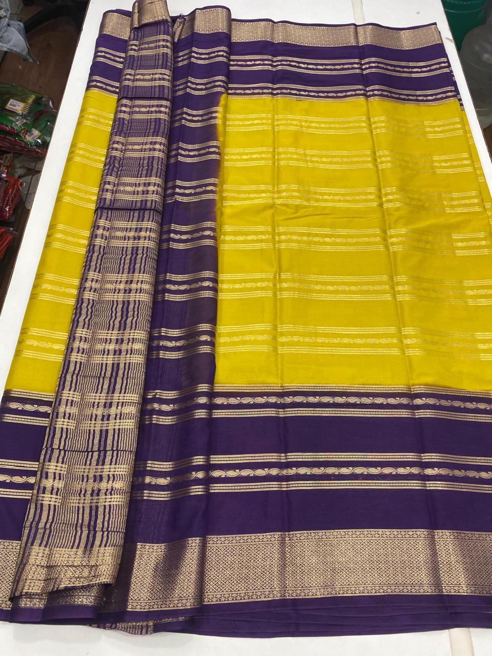 Crepe Georgette Lines Saree (2863)
