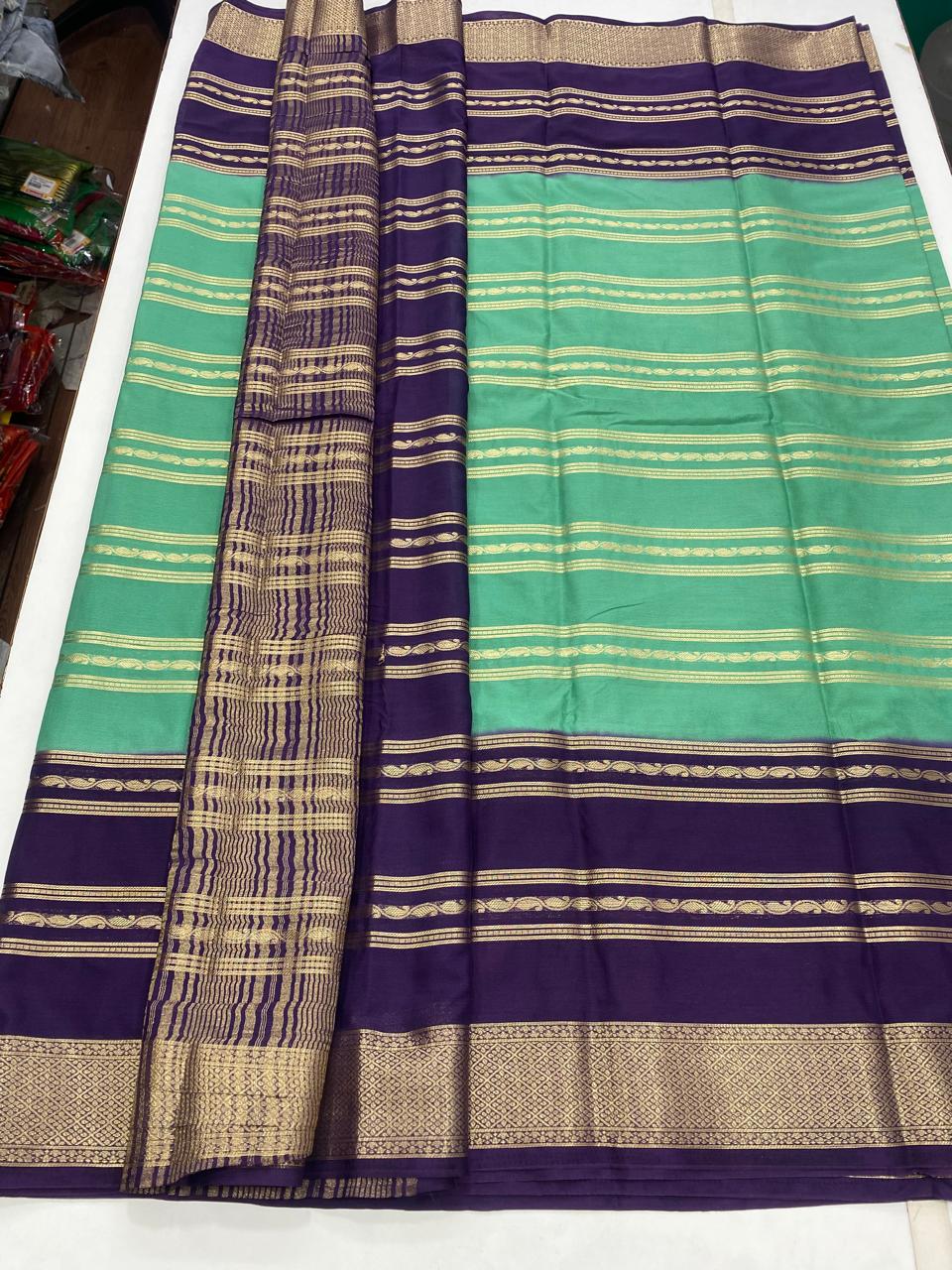 Crepe Georgette Lines Saree (2863)