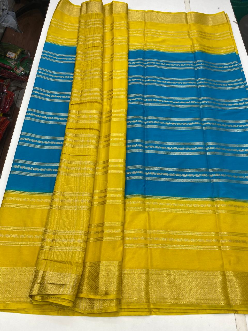 Crepe Georgette Lines Saree (2863)