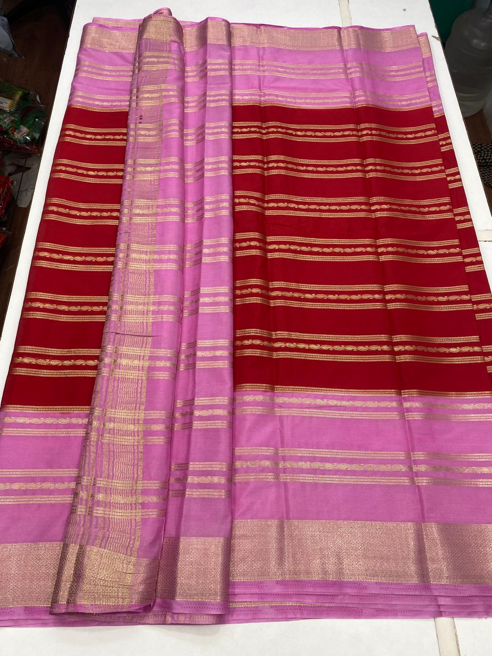 Crepe Georgette Lines Saree (2863)