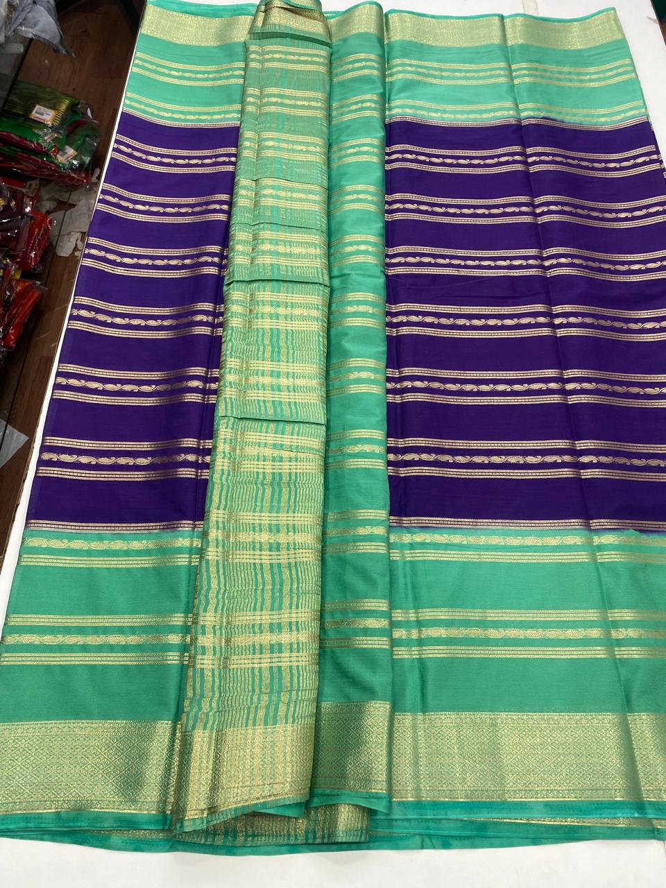 Crepe Georgette Lines Saree (2863)