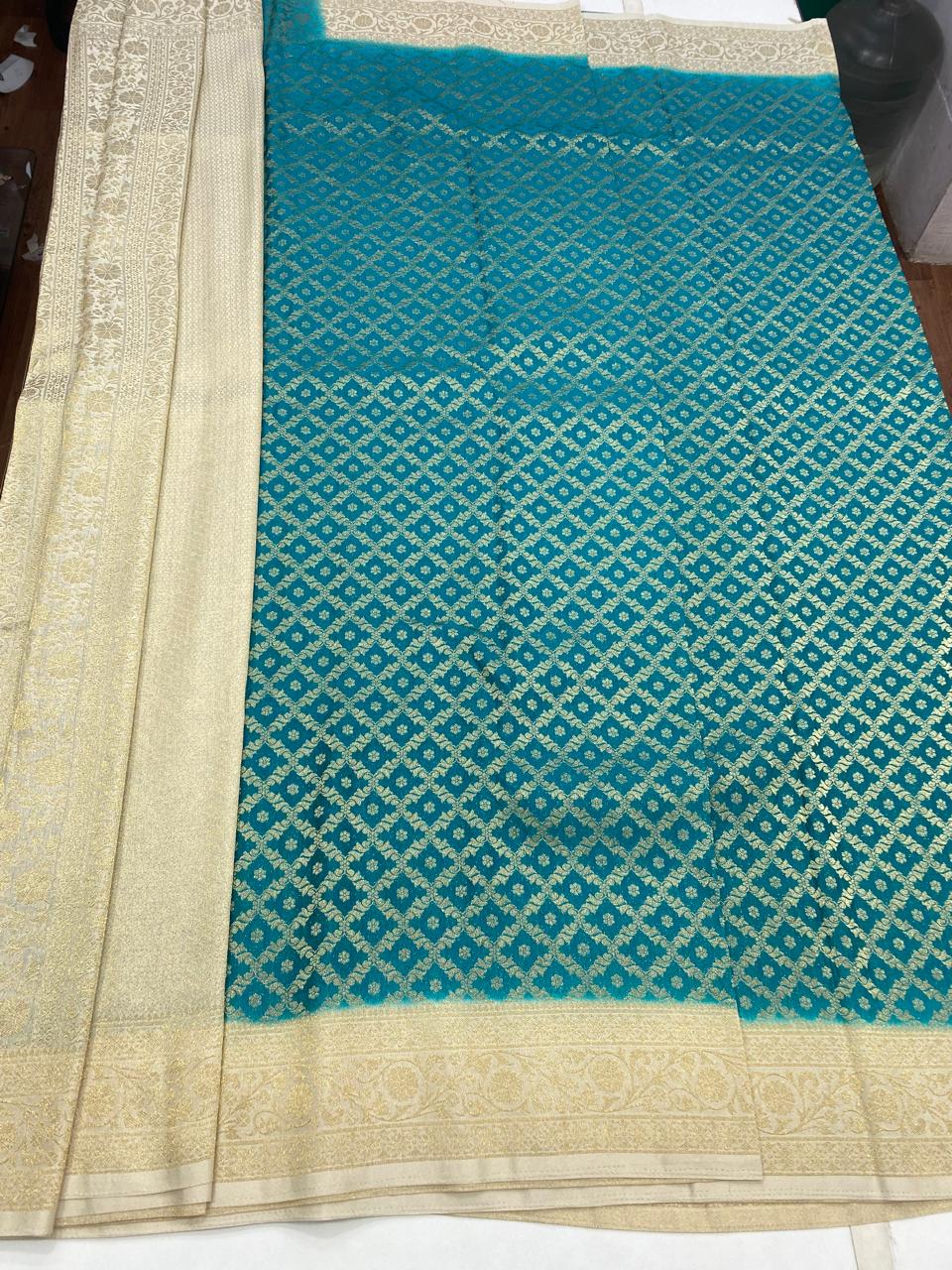 eorgette Waves Saree (2816B)