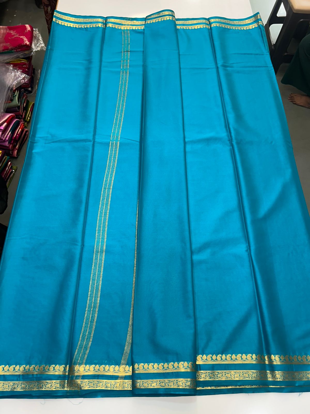 Mysore Crepe Self Saree(2899)