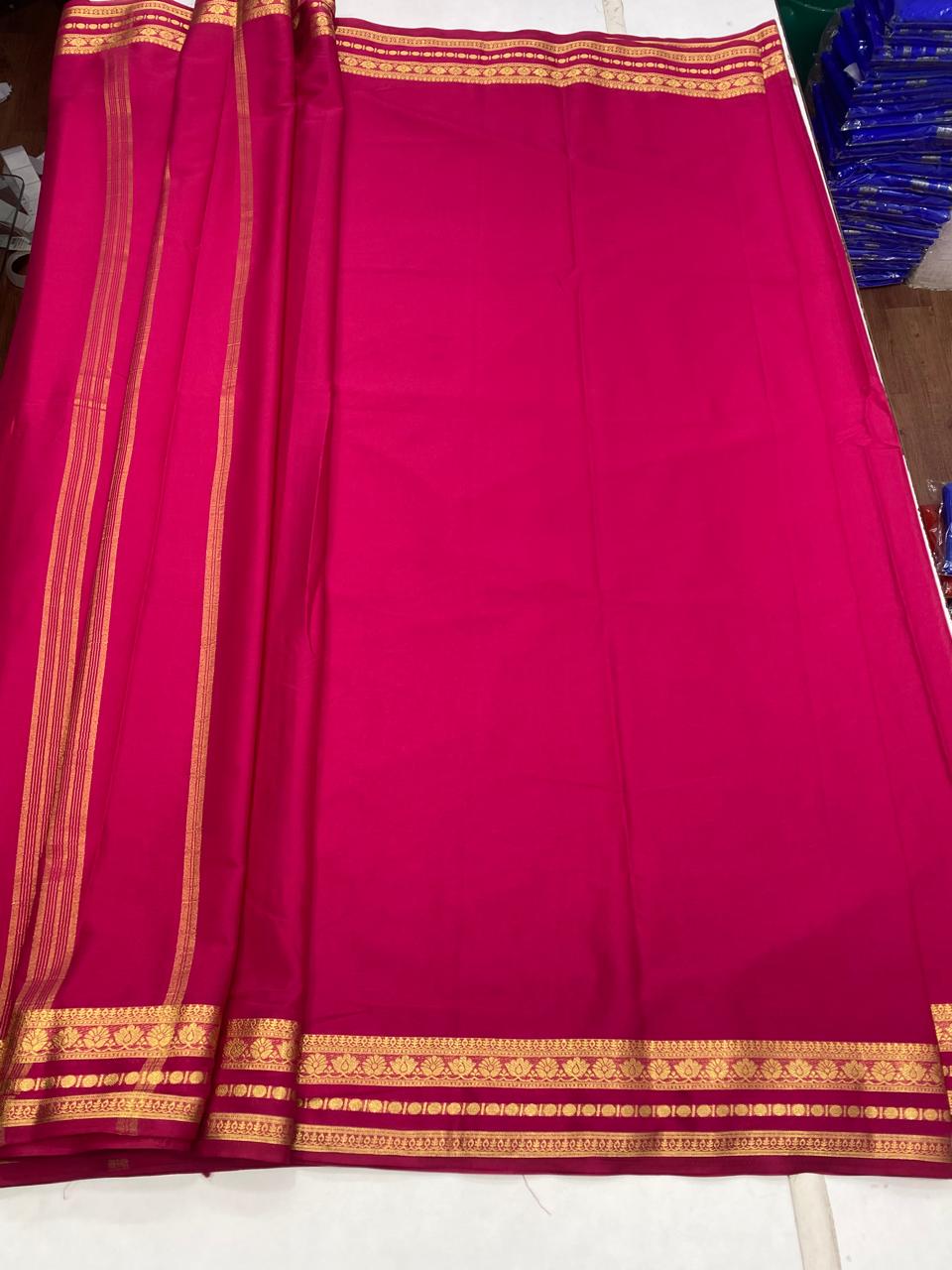 Mysore Crepe Self Saree (2886B)