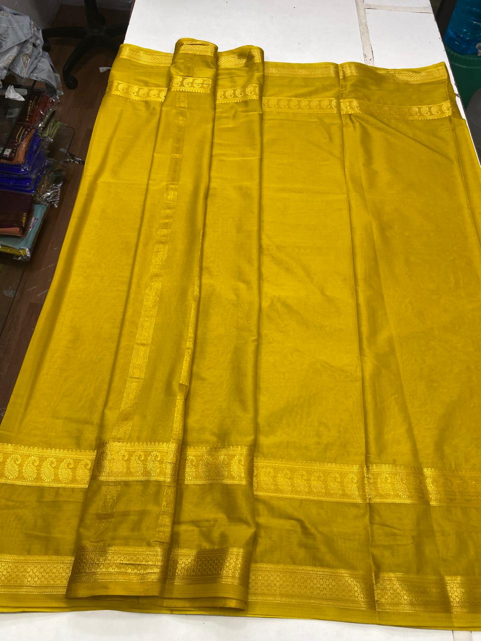 Mysore Crepe Self Saree(2933)