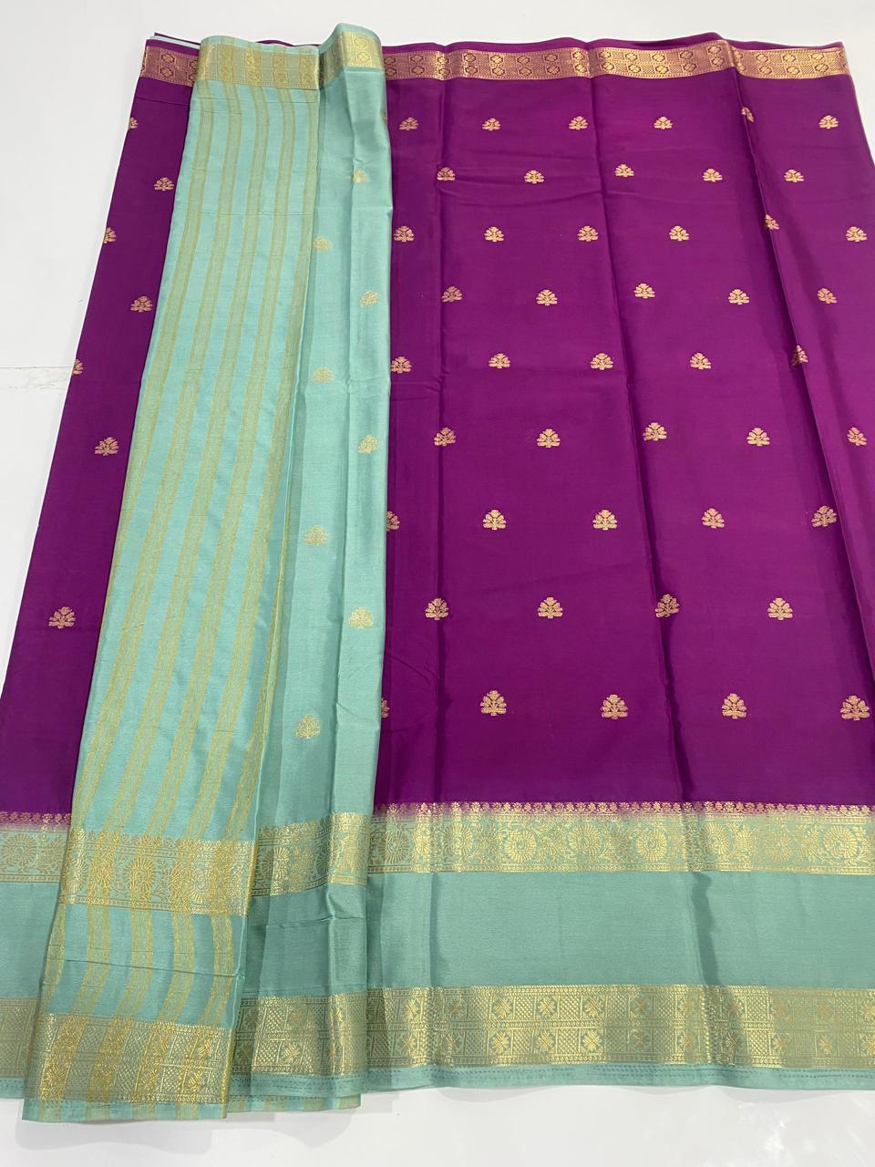 Mysore Crepe Butta Saree (2992)