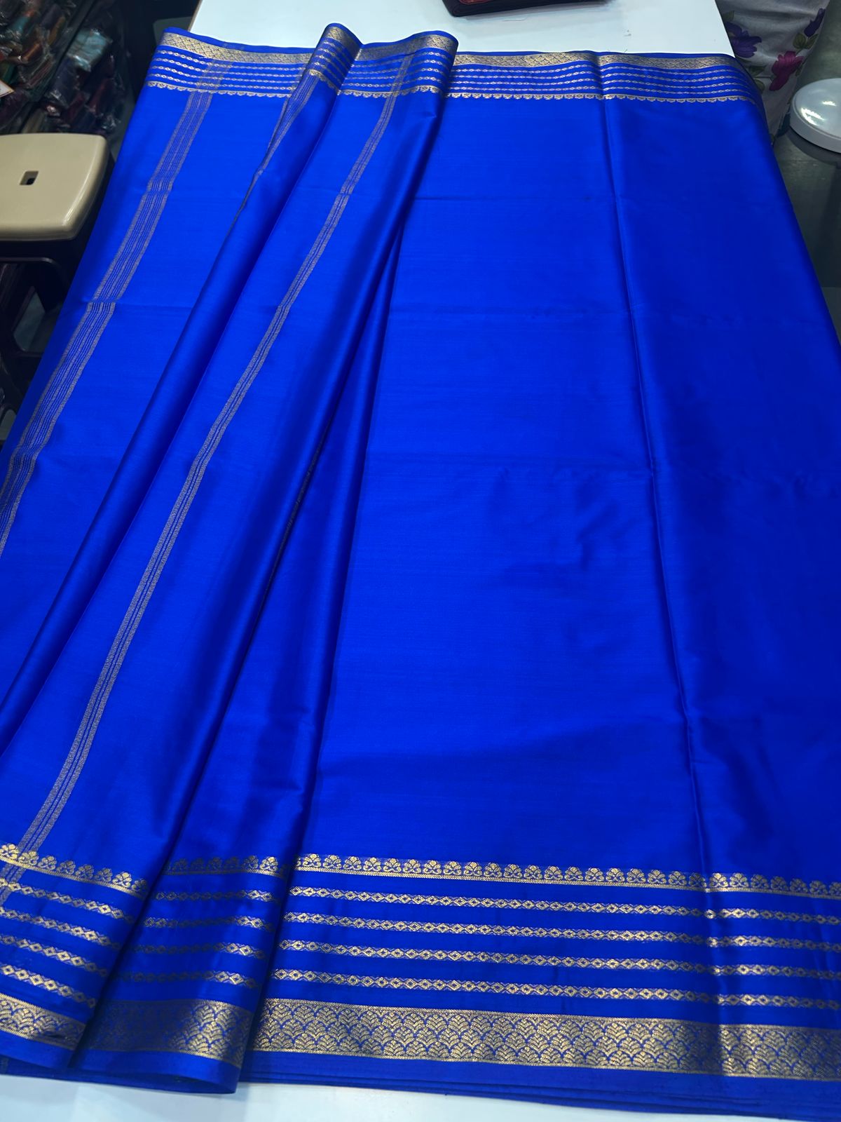 Crepe Self Royal Blue (2424B-3)