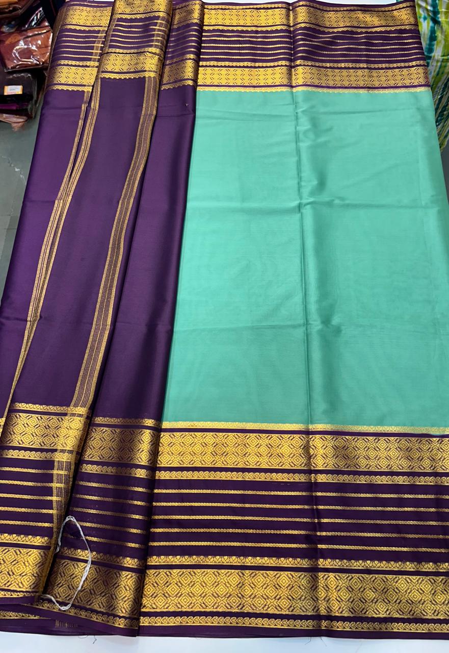 Crepe Big Bentex Border Saree (2439H)