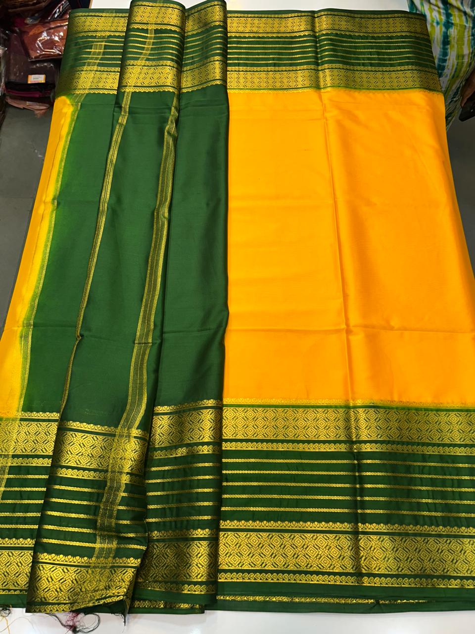 Crepe Big Bentex Border Saree (2439H)