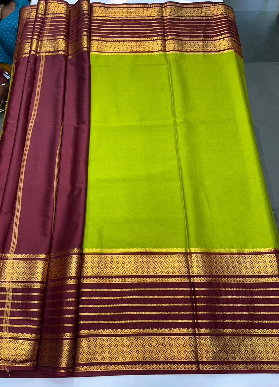 Crepe Big Bentex Border Saree (2439H)