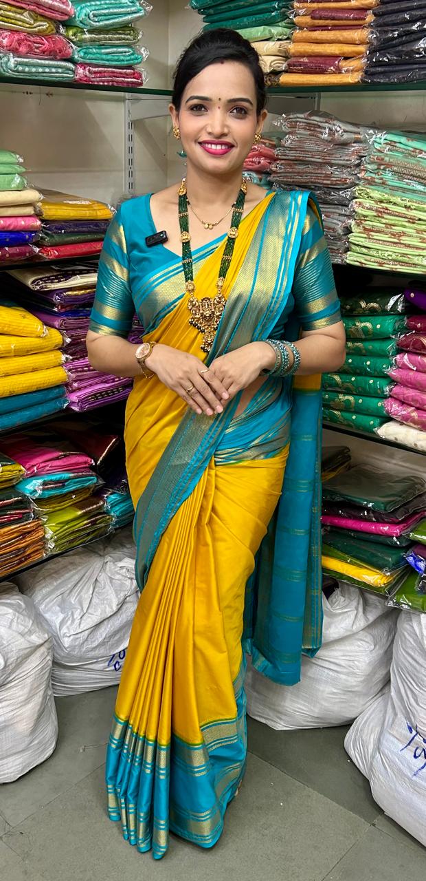 Mysore Crepe Bentex Border Saree (2548)