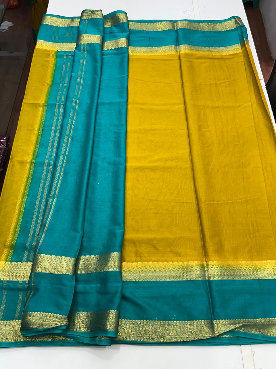Mysore Crepe Dani Saree (2562)