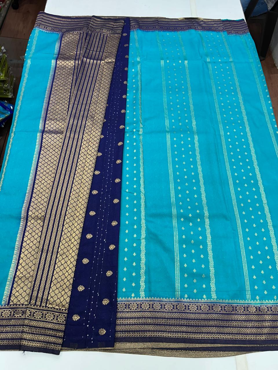 Georgette Body Lines Butta Saree (2613B)