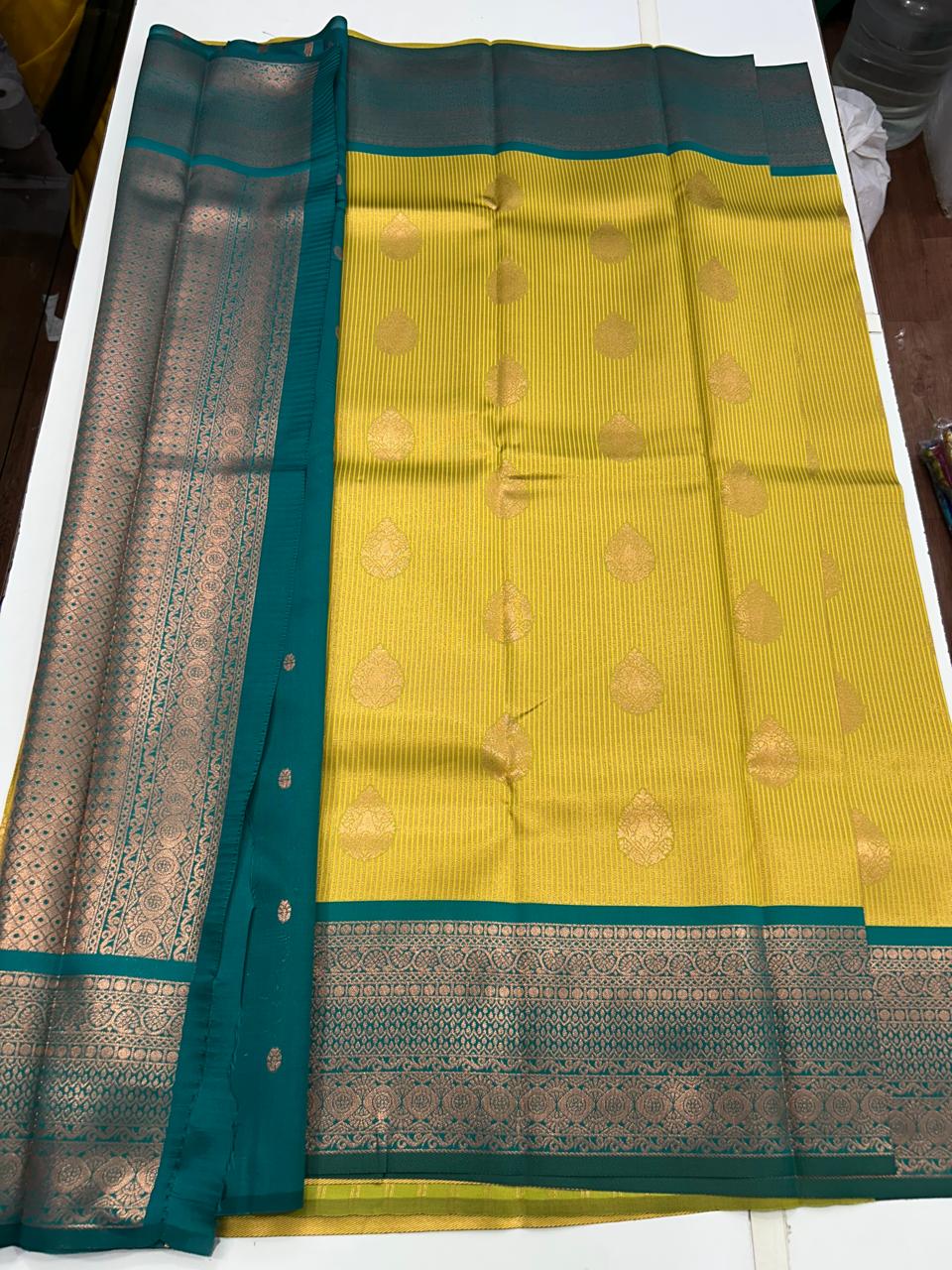 Semi Silk Border Saree (2632)