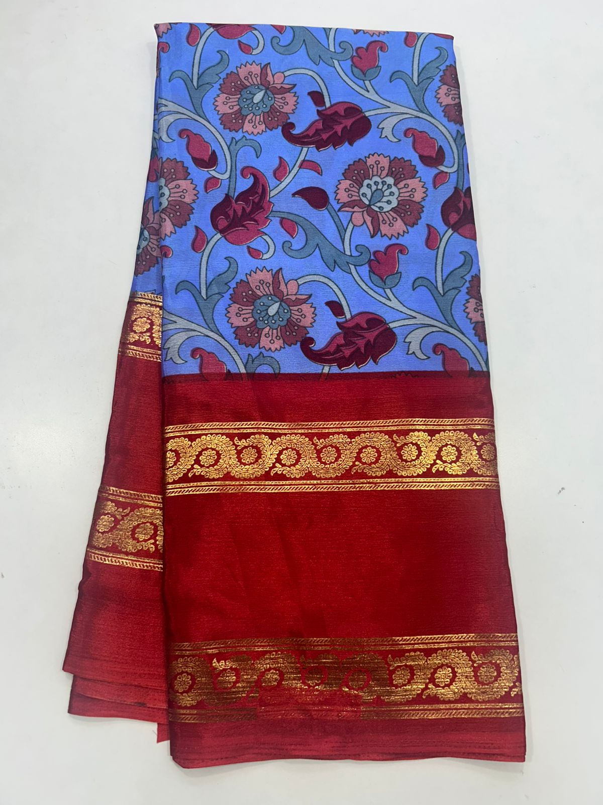 Fancy Digital Print Saree (2575)
