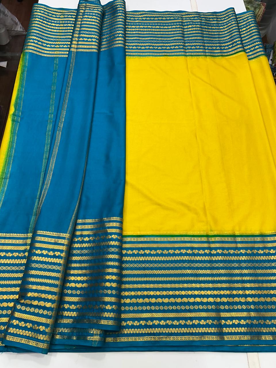 Mysore Crepe 2D Dani Saree (2678B)