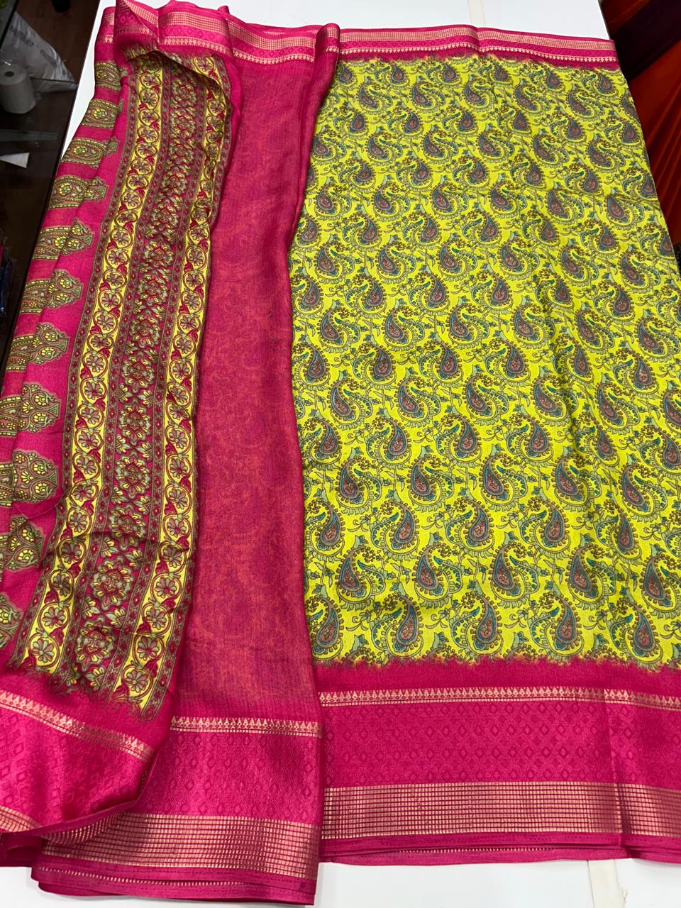 Fancy Georgette Printed Saree (2669)