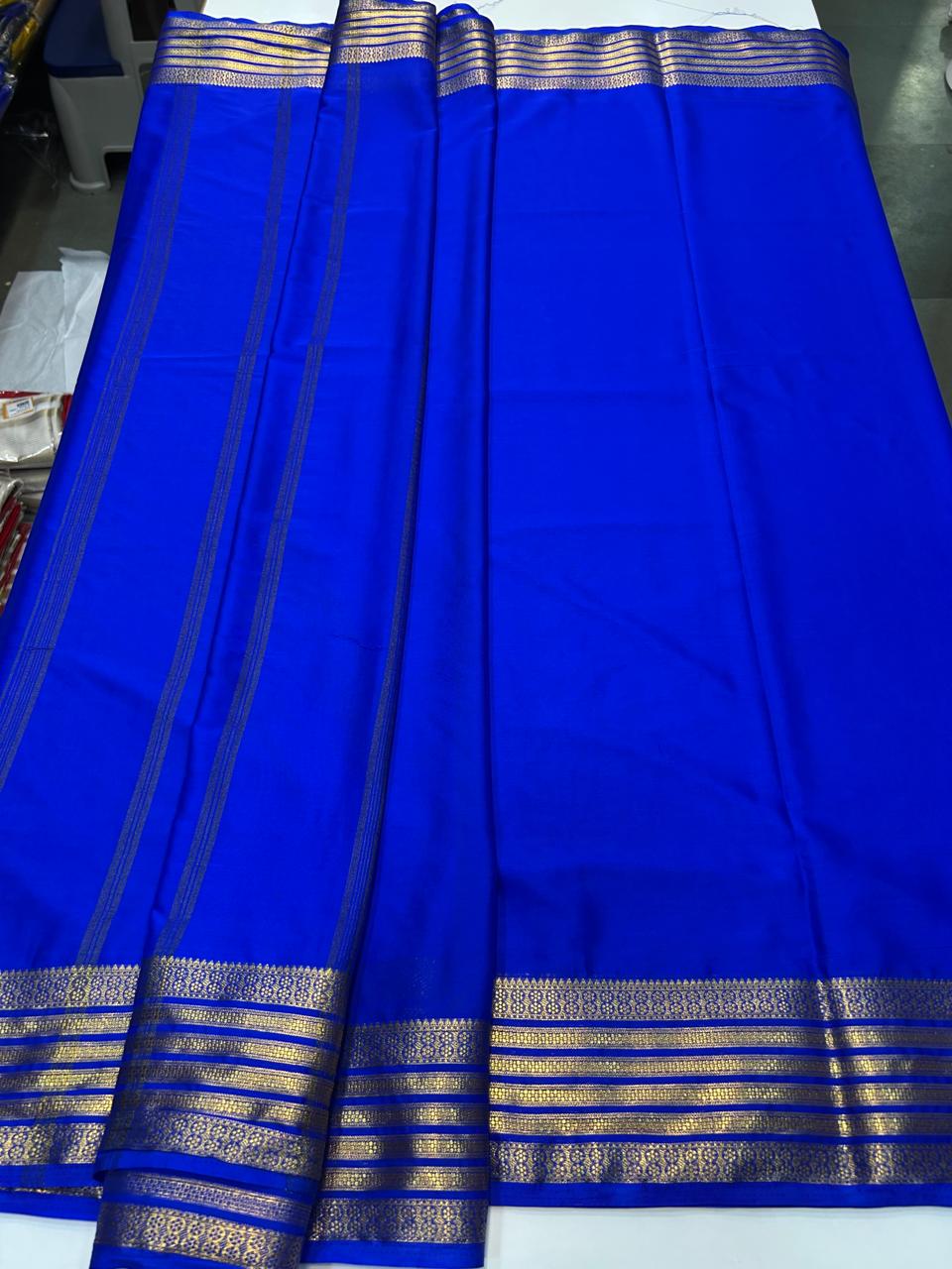Mysore Crepe Self Saree (2764D)
