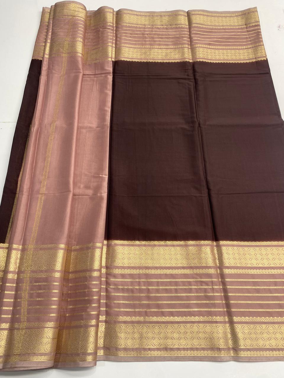 Mysore Crepe Bentex Border Saree (3006)
