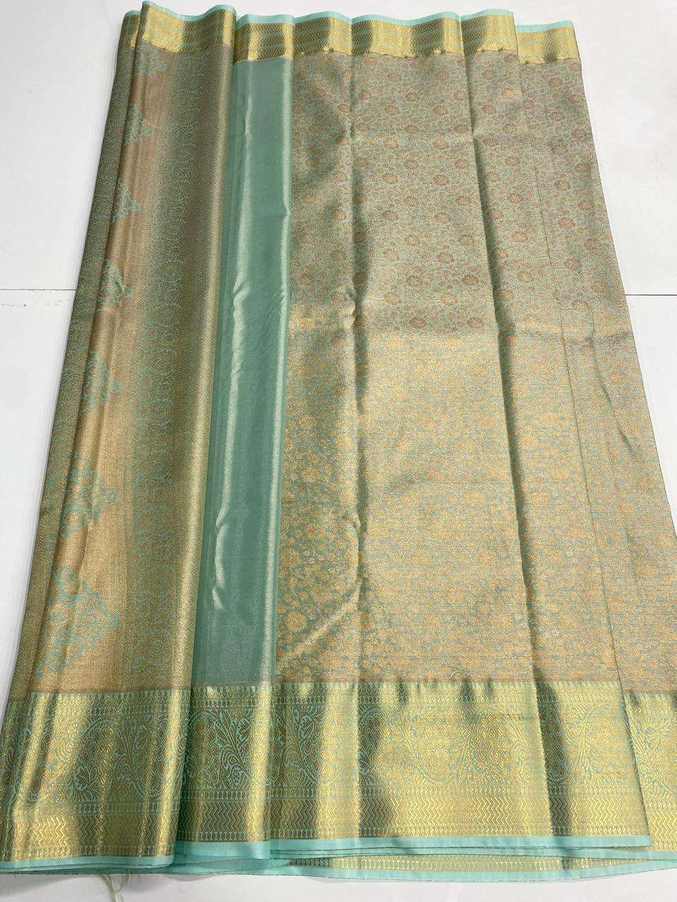 Kanchipuram semi silk sarees ( 3004-R )