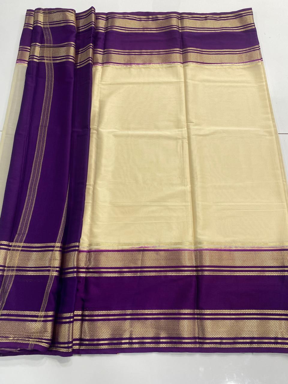 Mysore Crepe Bentex Border Saree(3039)