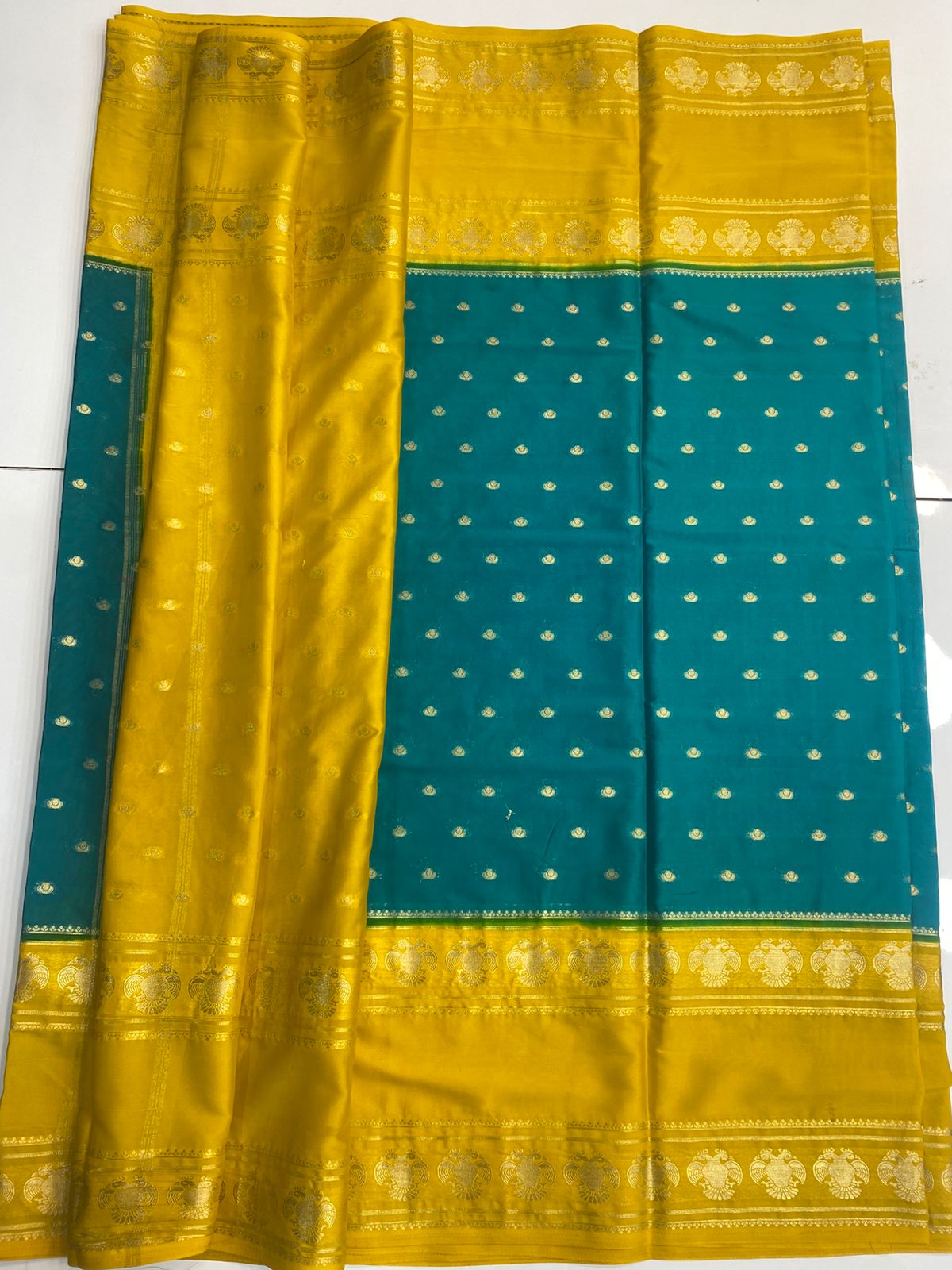 Mysore Crepe Butta Saree(3038)