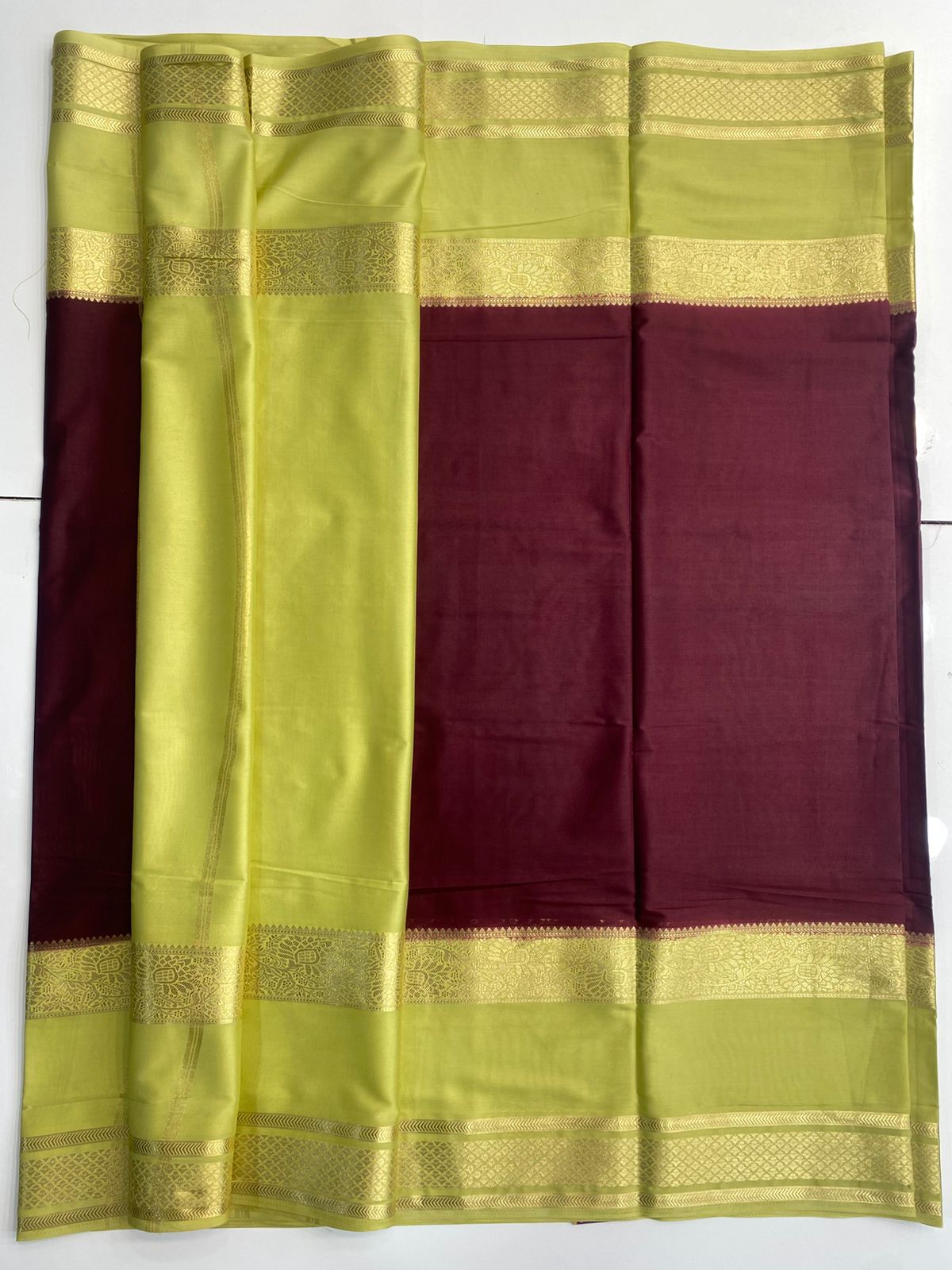 Mysore Crepe Bentex Border Saree(3051)