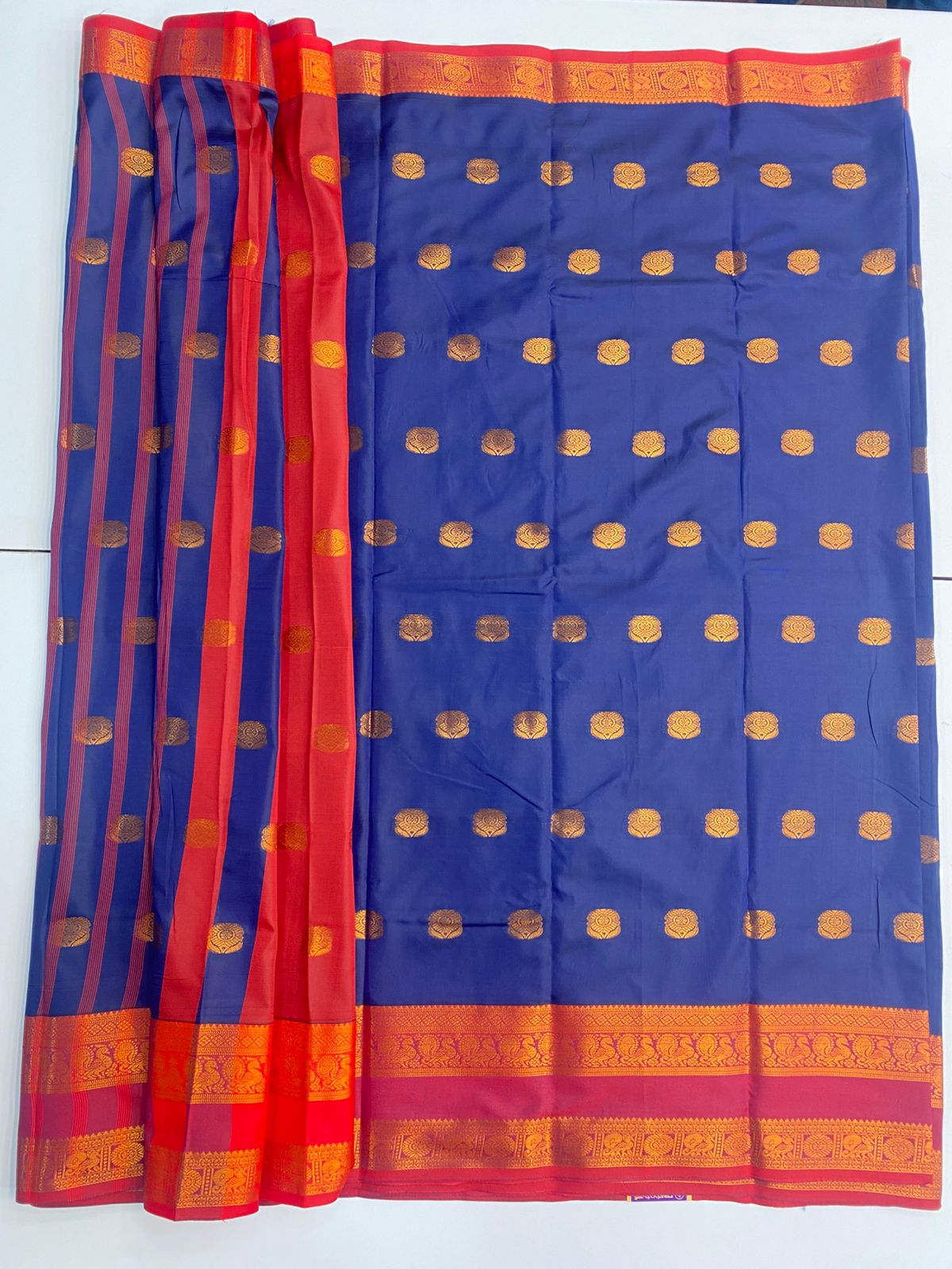 Semi Silk Butta Saree (3057B)