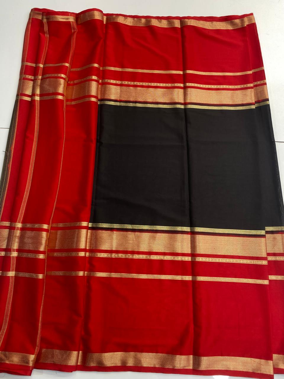 Mysore Crepe Bentex Border Saree(3068)