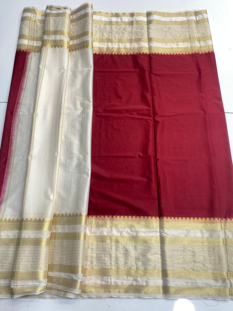 Mysore Crepe Bentex Border Saree(3069)