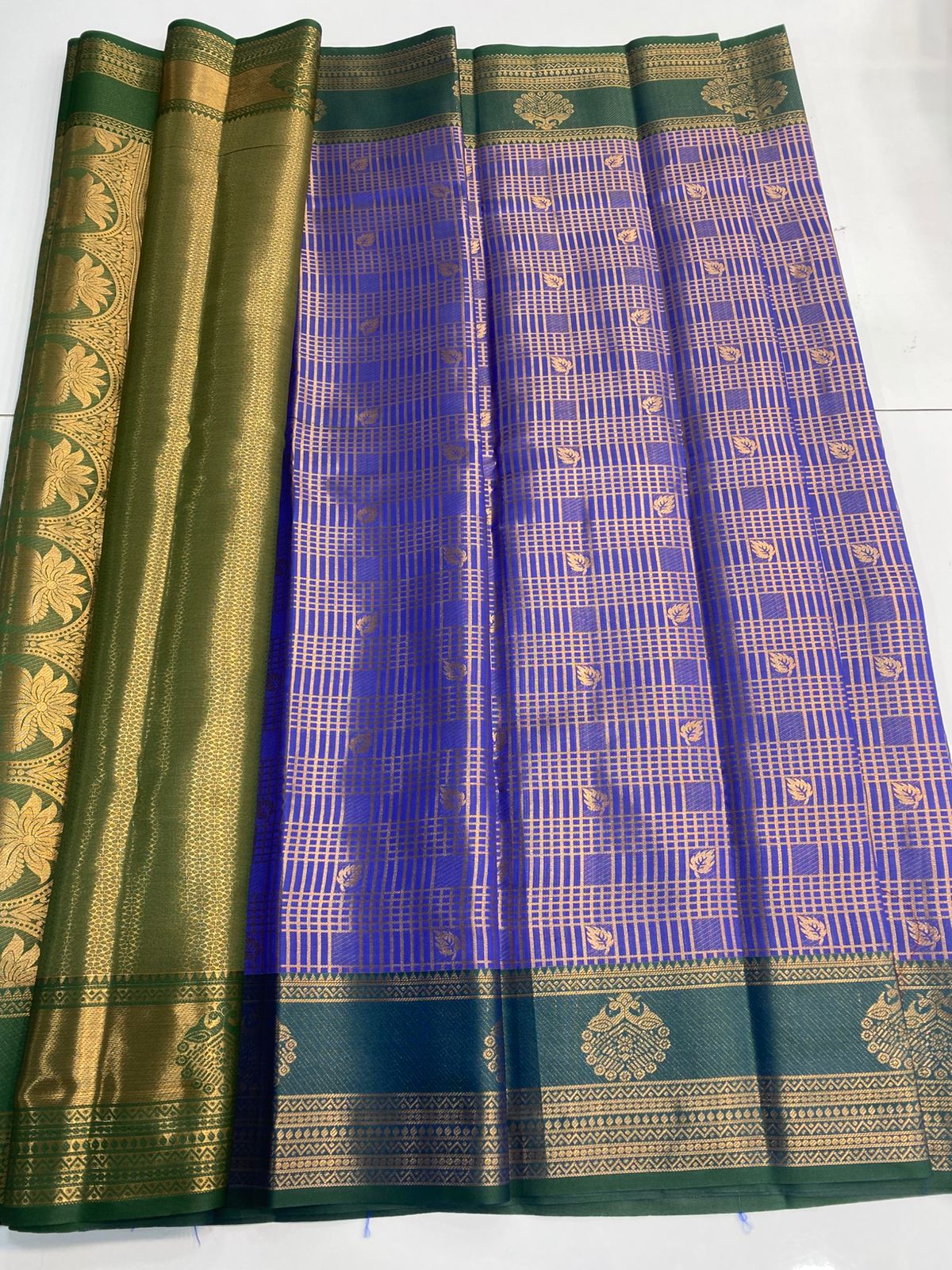 Semi Silk Broket Saree (3113B)