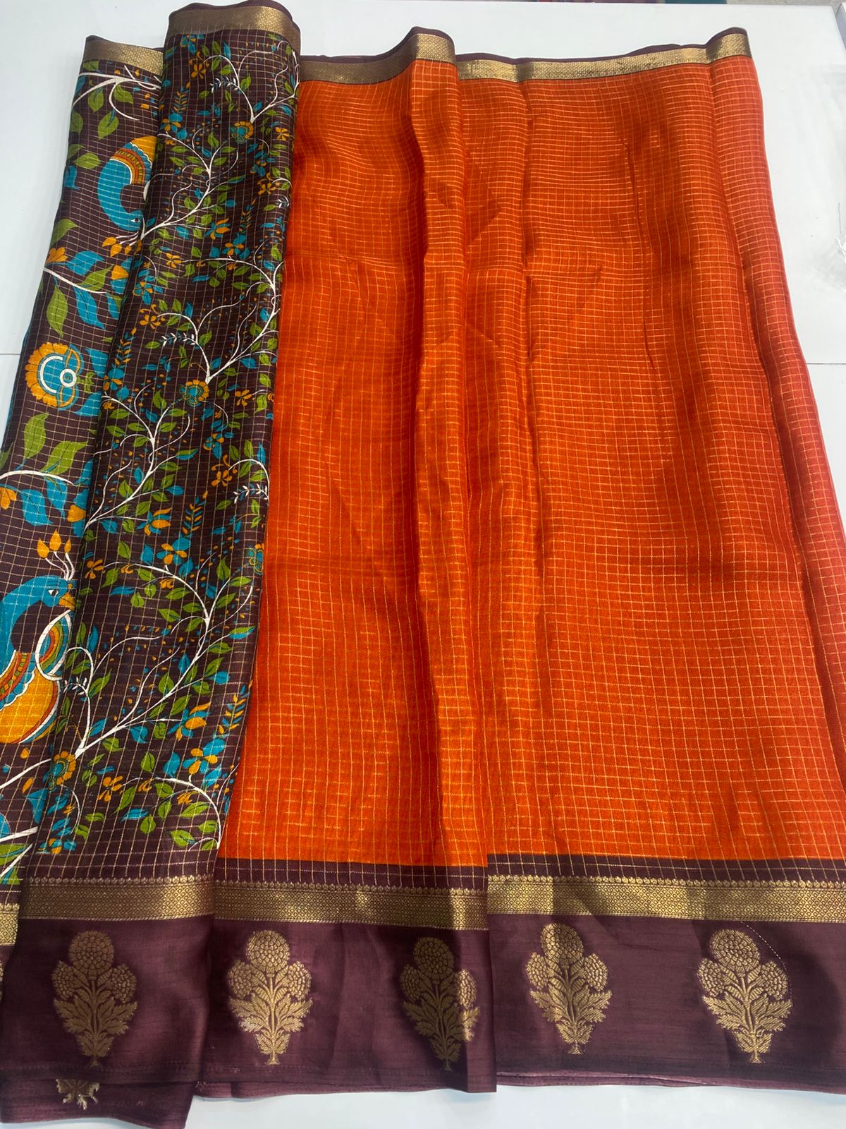 Fancy Georgette Chex Saree (3089)