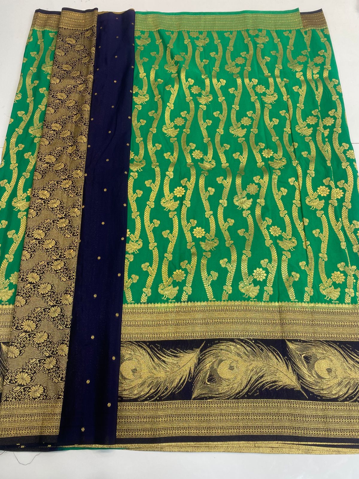 Georgette Fancy Waves Saree(3174C)